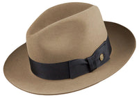 Stetson Temple Wide Brim Fedora Tawny